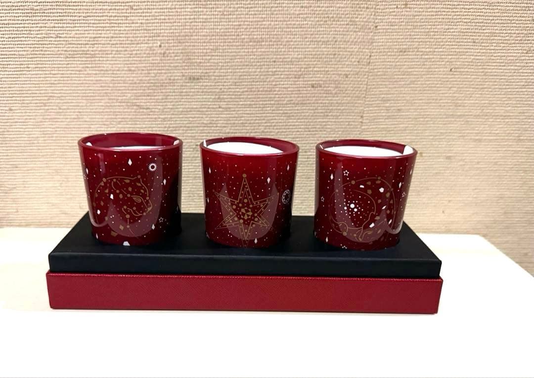 カルティエ　アロマキャンドル3個セット