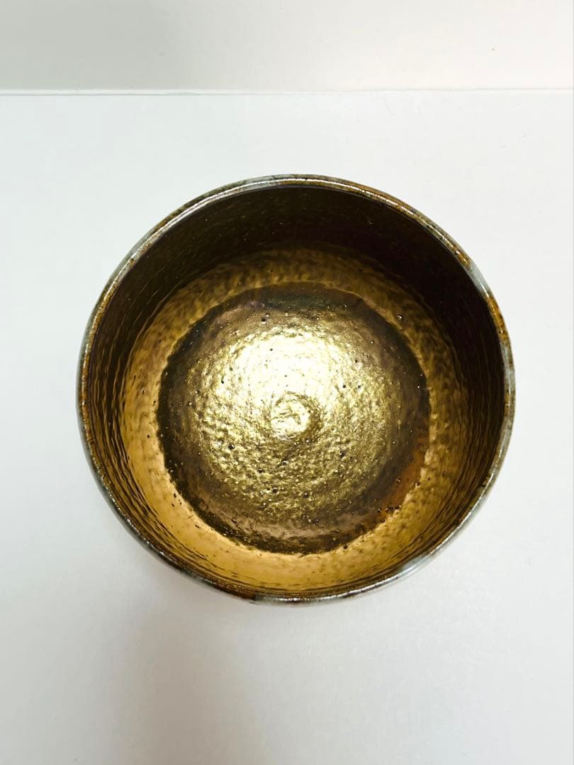 新品未使用　中村良二　抹茶茶碗　梅　 共箱つき