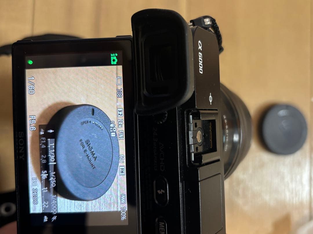 α6000ボディ•レンズ(単焦点レンズ、カメラケース付き)