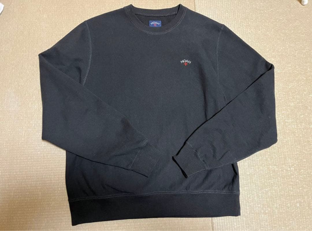 NOAH 黒 スウェット トレーナー
