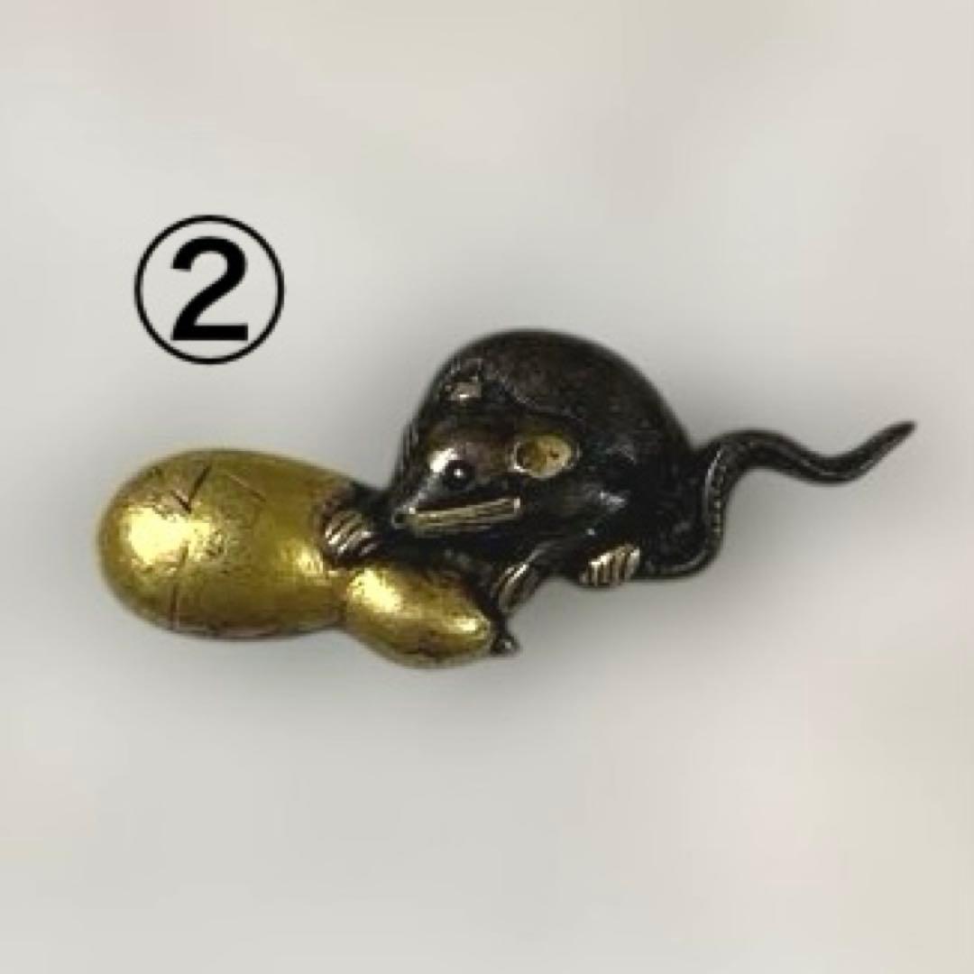 B-57 目貫　片目貫　3個セット　武具　刀装具　時代物　骨董品　美術品　工芸品