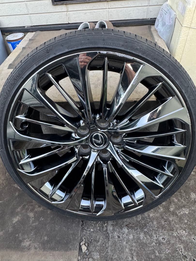 引き取り限定 LS500純正OPホイール 4本 スパッタリング 20インチ