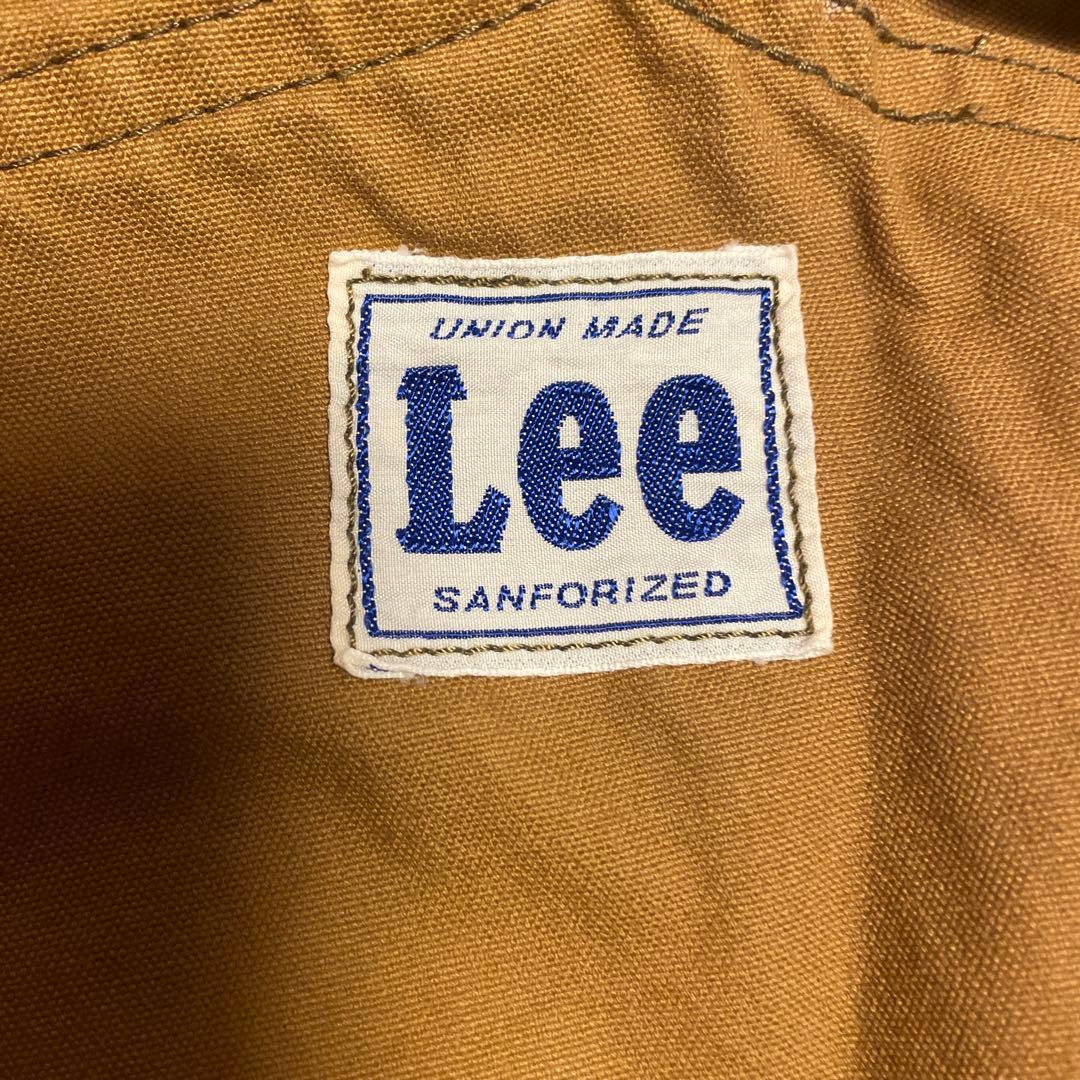 Lee OUTDOORS 軍幕素材 オーバーオール ダブルニー　サイズM