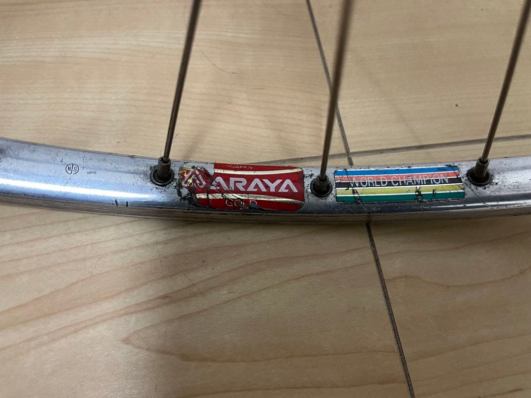 カンパニョーロ前後NJSハブホイール　サンシンNJSフロントホイール