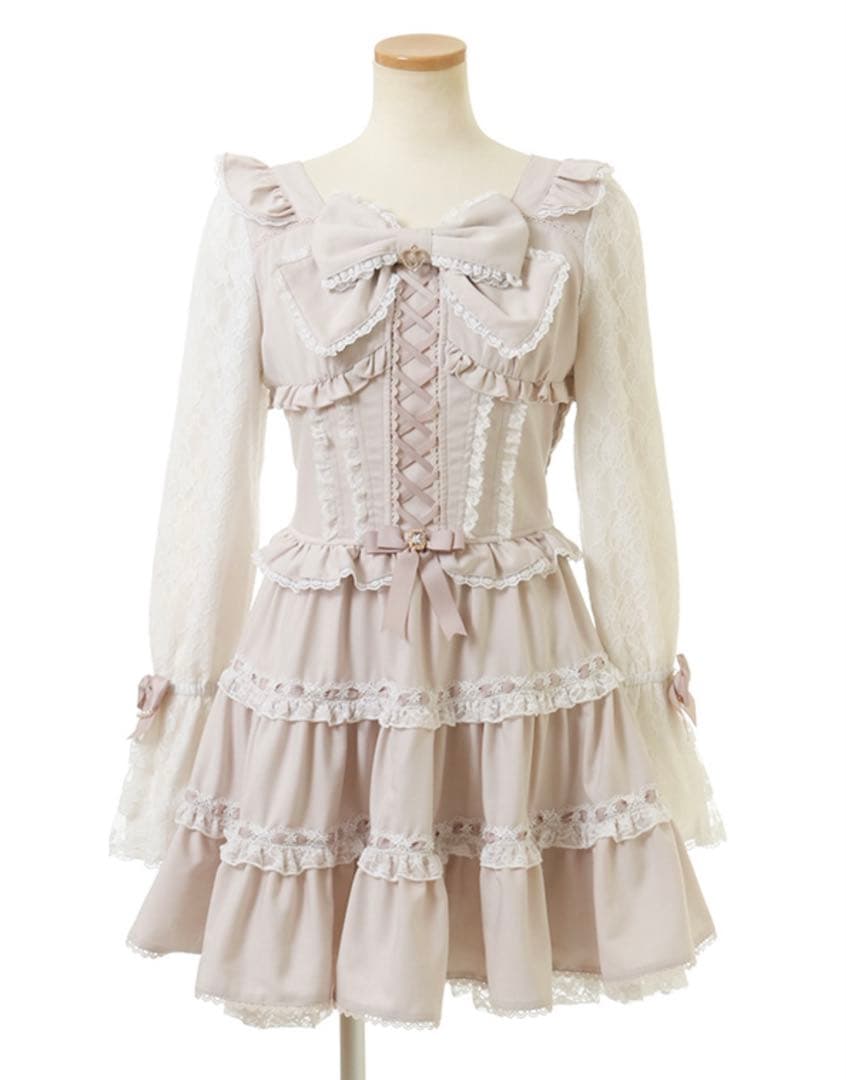 【新品タグ付】LIZLISA プリンセススリーブワンピース