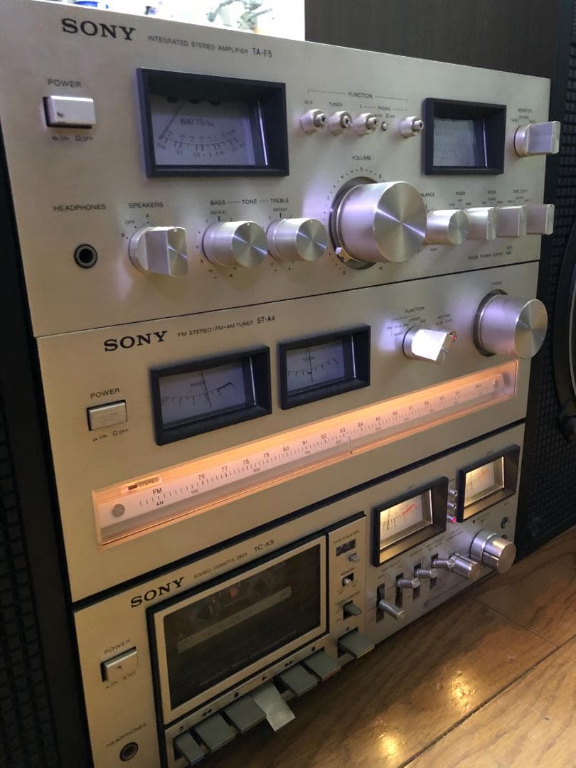 ★ SONY TA-F5、ST-A4、TC-K5、SS-V4、カセットデッキ他