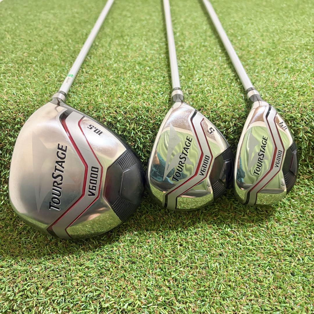 大人気｜ツアーステージ　V6000 ゴルフクラブセット　11本　初心者おすすめ