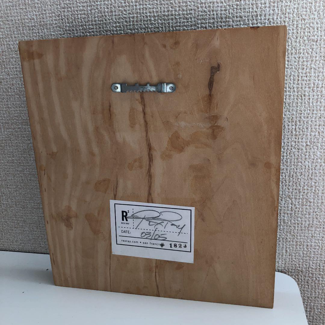 Rex Ray レックス・レイ　コラージュ　樹脂パネル　アート