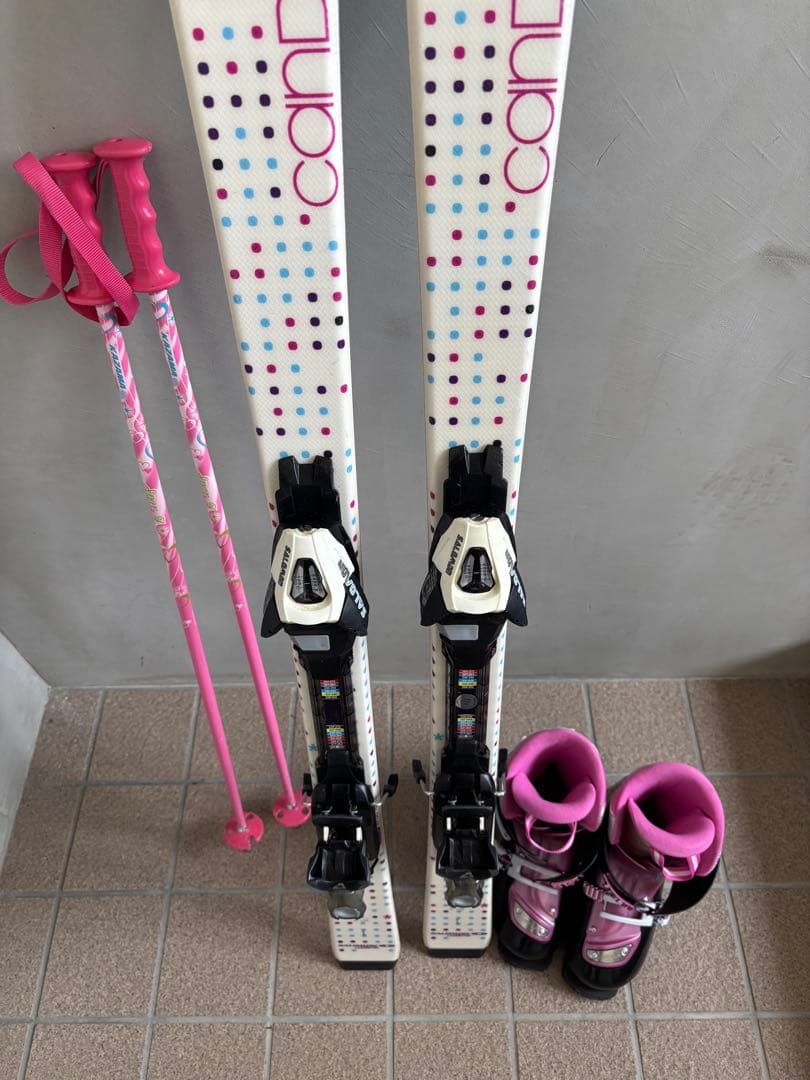 スキー３点セット ジュニア 美品 130センチ サロモン ブーツセット