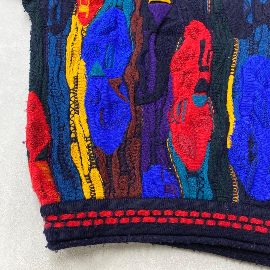 N311◯ COOGI クージー 3Dニット カラフルニットMサイズ