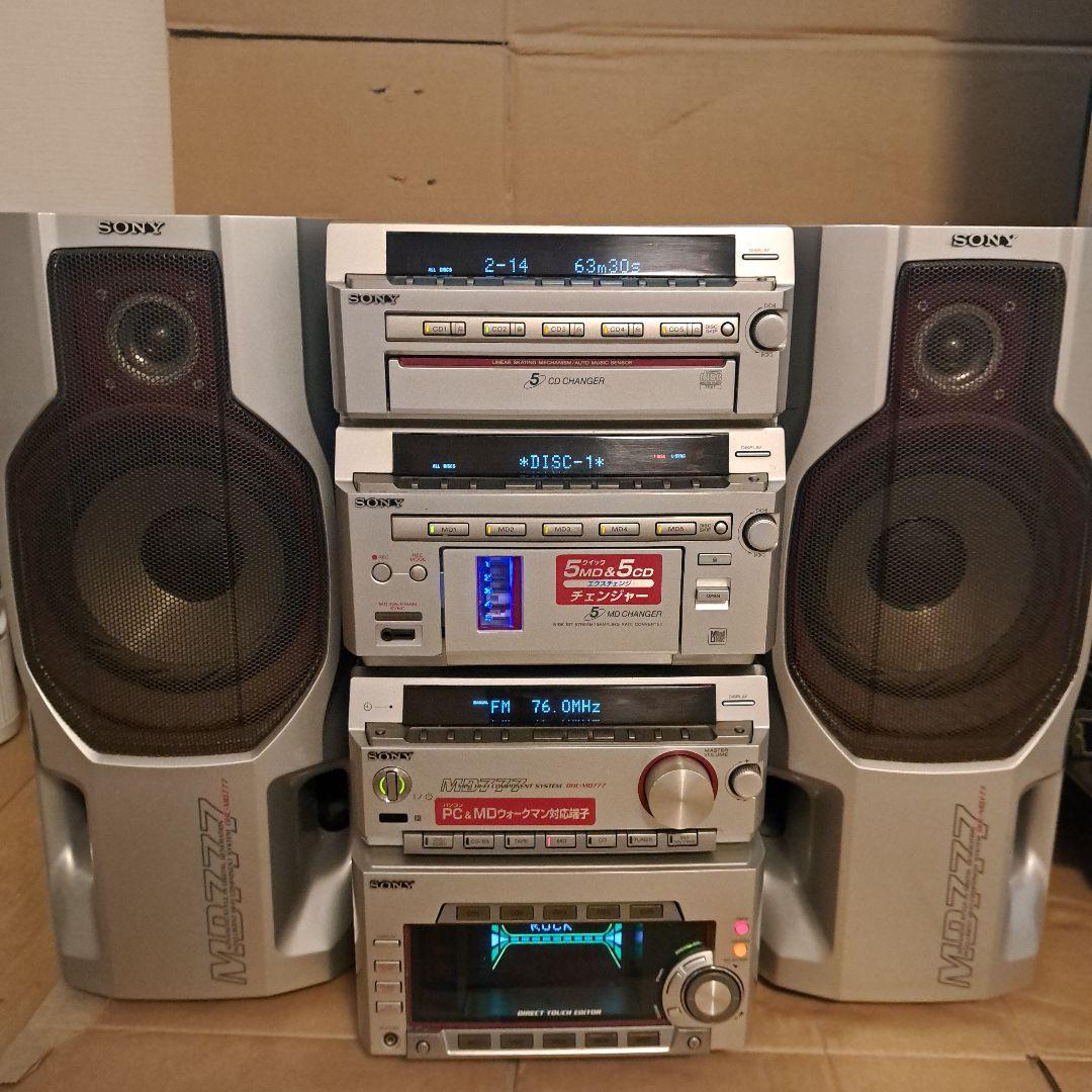 SONY　ソニー コンポ DHC-MD777 ジャンク品扱い