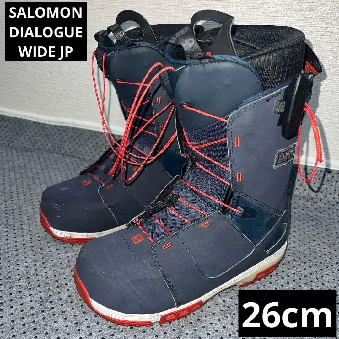 10回使用 メンズ26cm SALOMON DIALOGUE WIDE JP