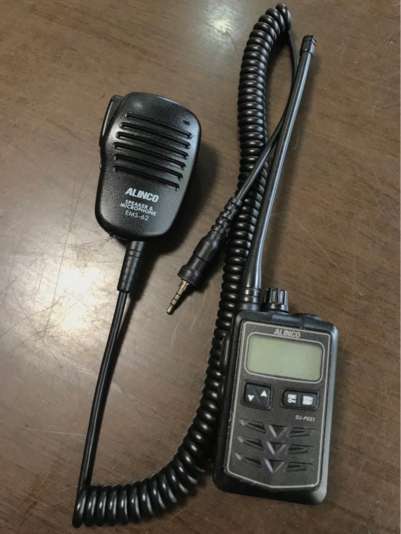 ALINCO DJ-P321 ロング 、純正スピーカーマイク セット