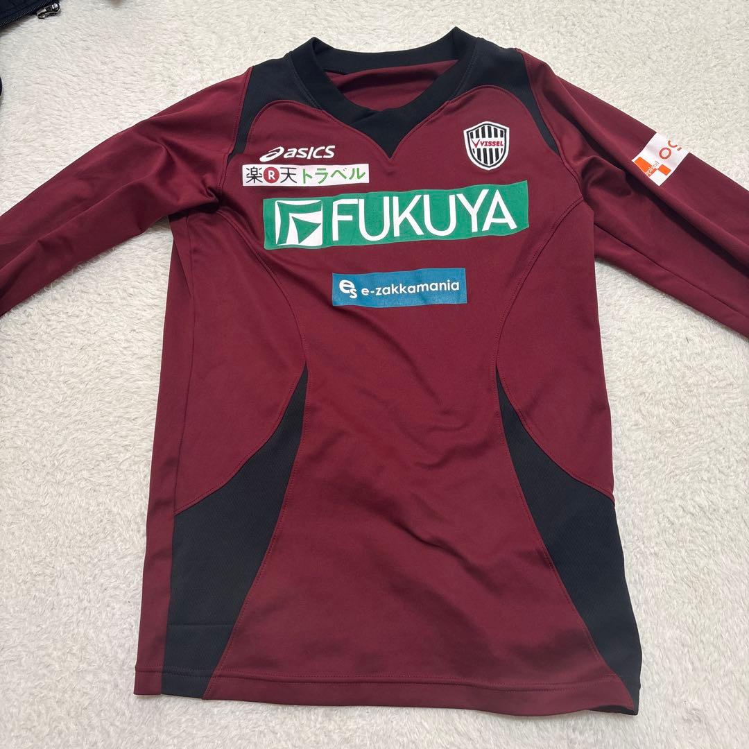 Vissel サッカーウェア asics ワインレッド
