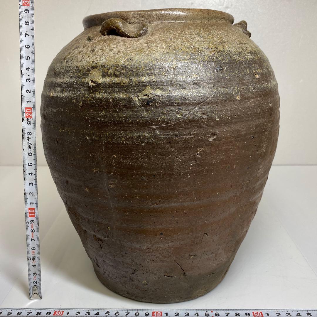 鎌倉時代　古備前壷　共箱　高さ約30㎝　東Y7-0228④タトオ