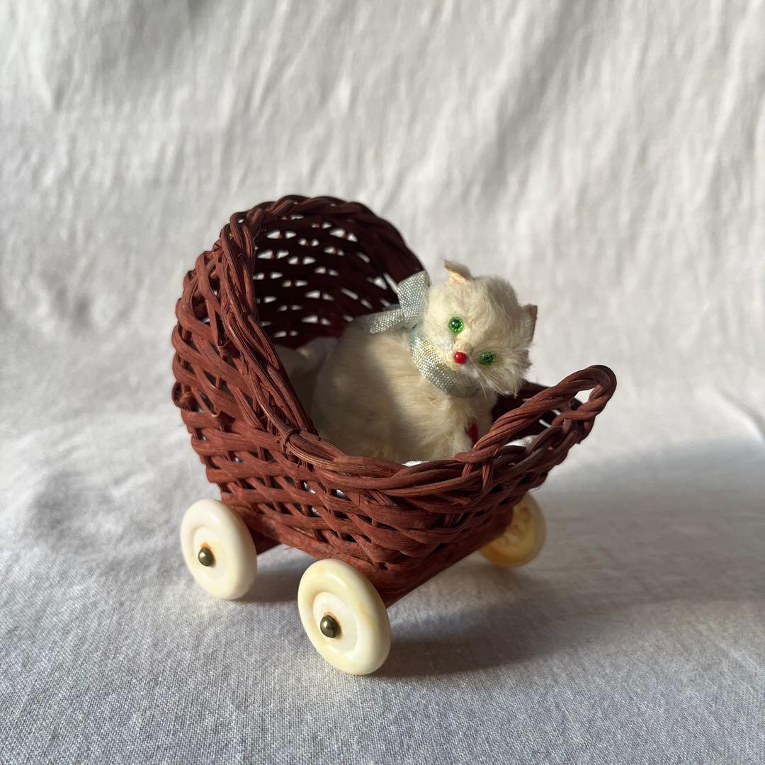 アンティーク　ドイツ　ねこちゃん