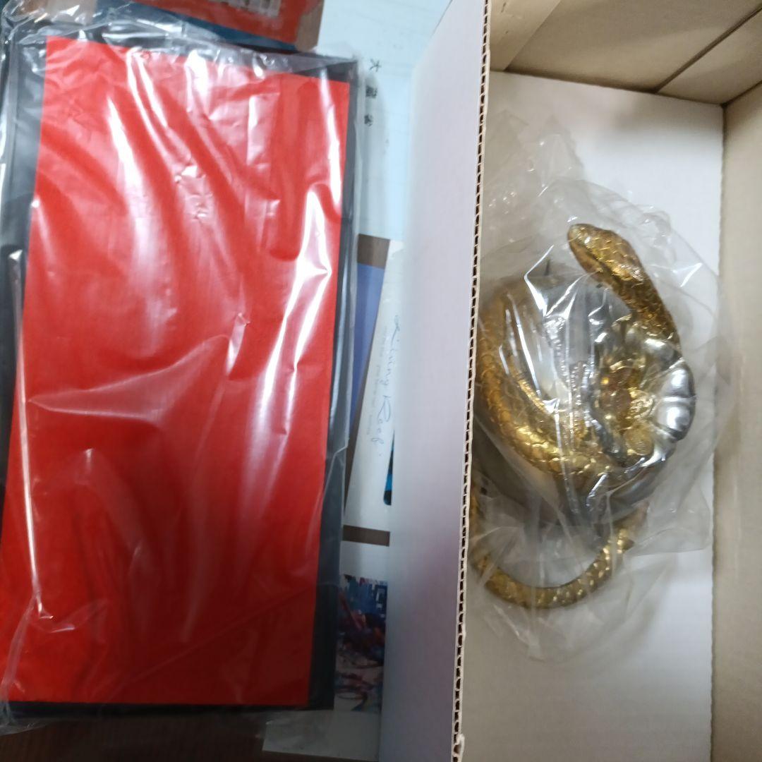 美術鮮物 金色の彫刻　大蛇モチーフ