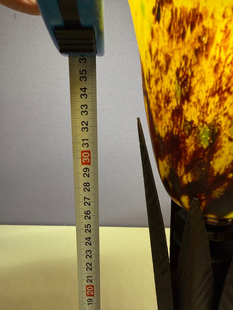 Dome Nancyチューリップタイプのガラスシェード電気スタンド