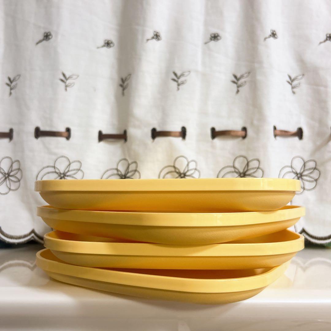 【Tupperware】ピクニックセット　イエロー（中古）