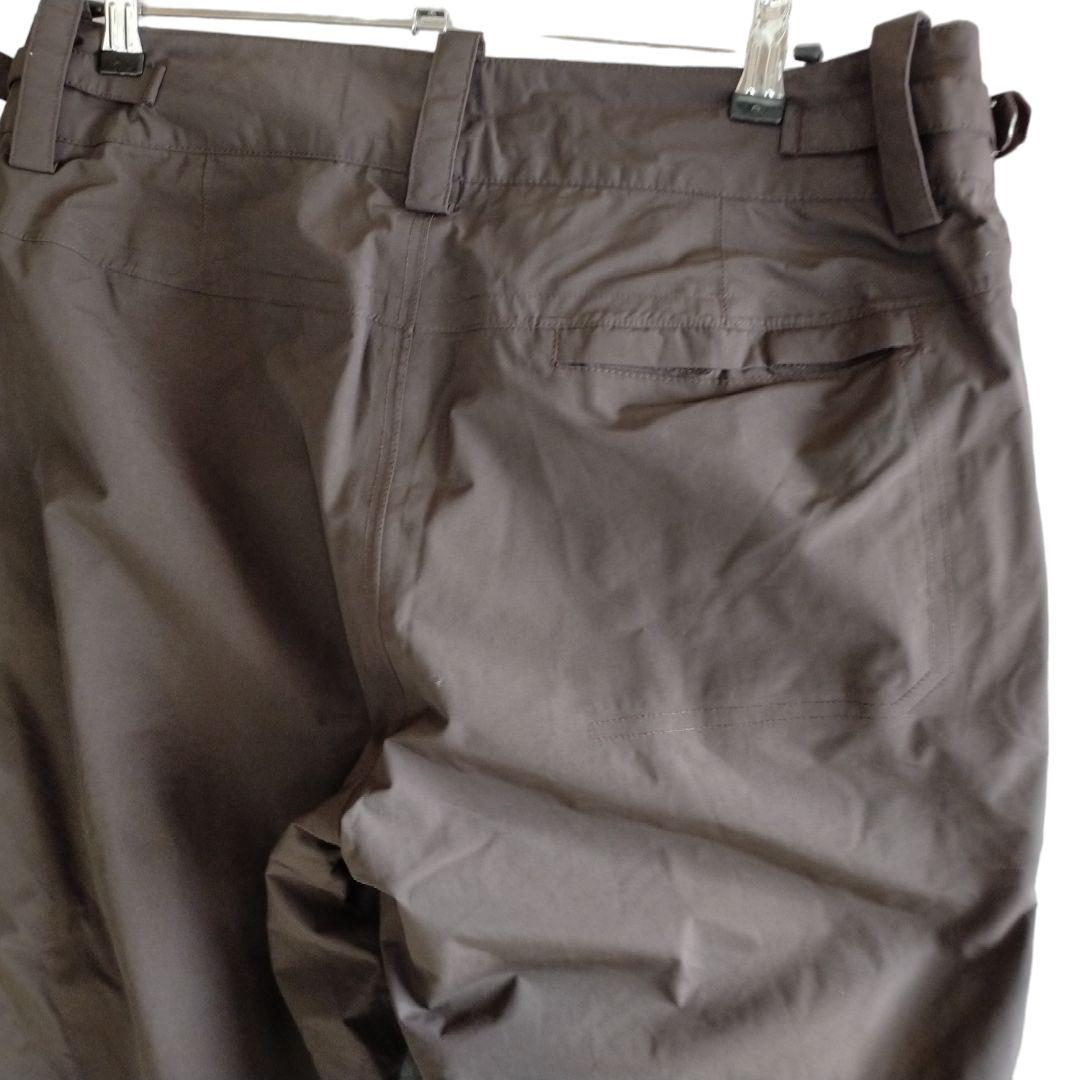 【高機能】US ノースフェイス HYVENT スノーボード パンツ 茶 L