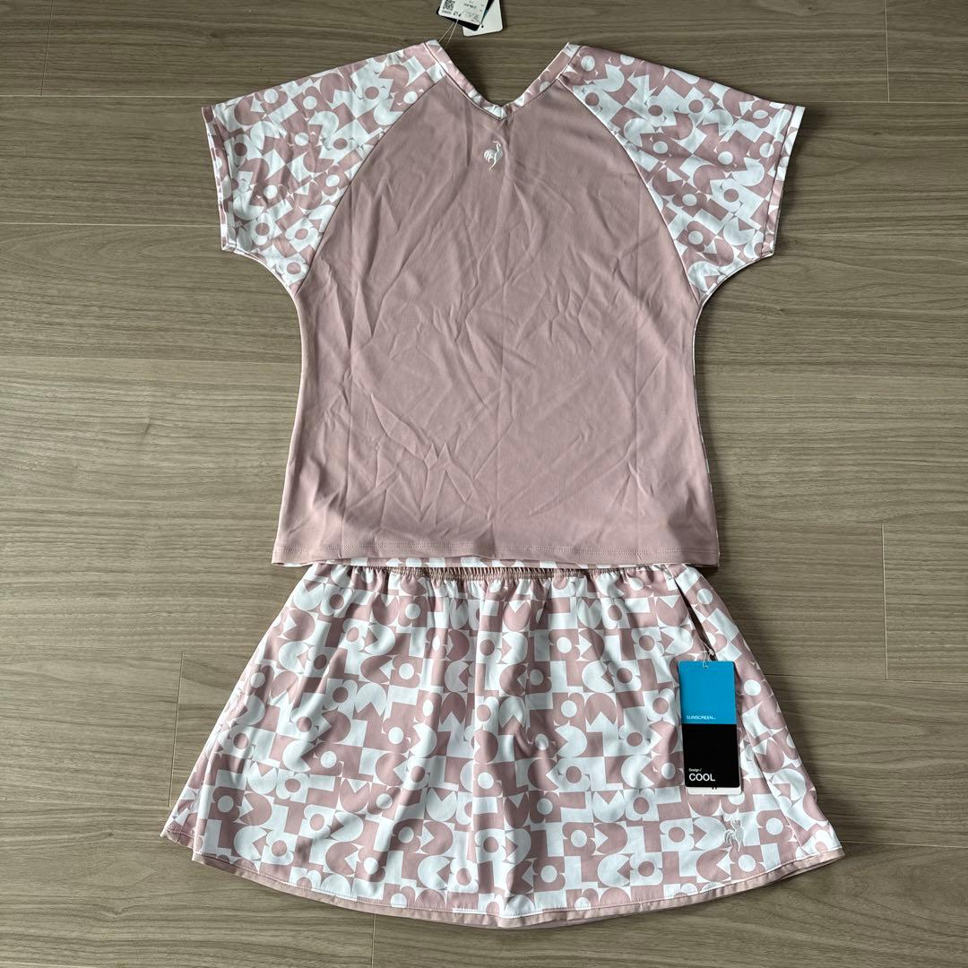 【新品未使用】ルコック レディース リバーシブルテニスウェア ピンク ４way