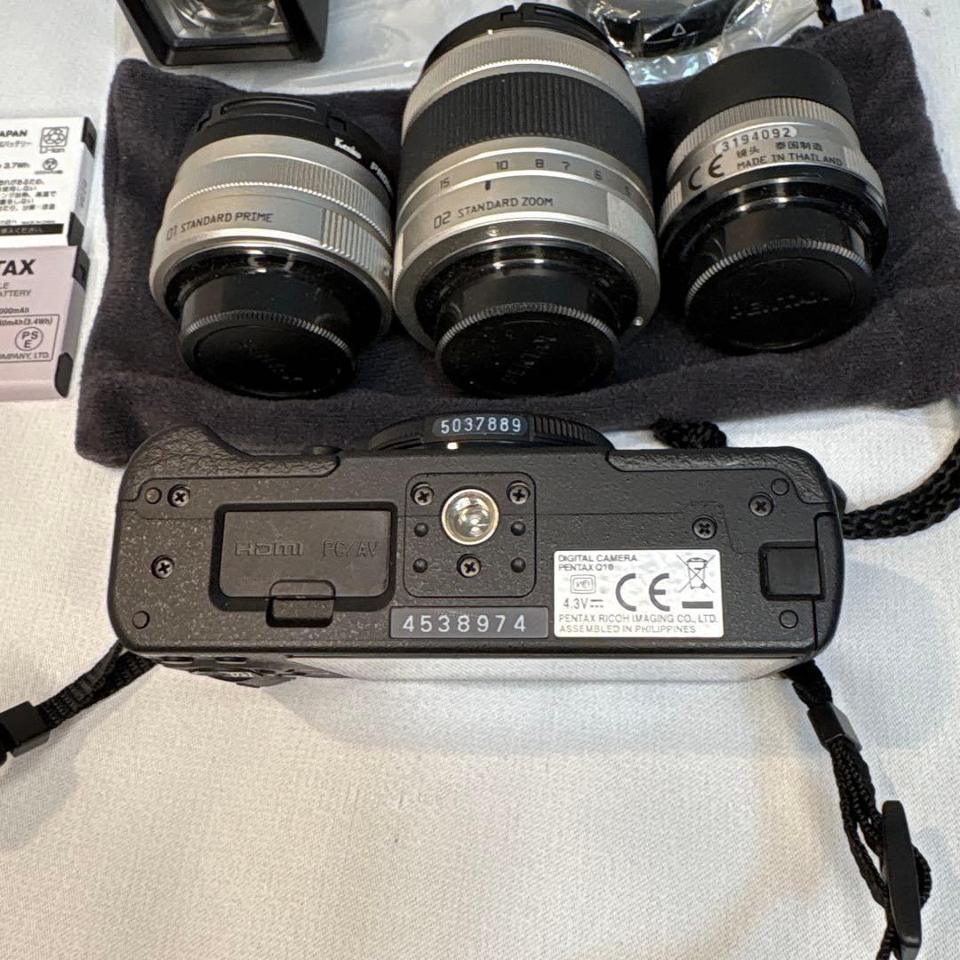 PENTAXQ10 ボディとレンズ ショット数422枚