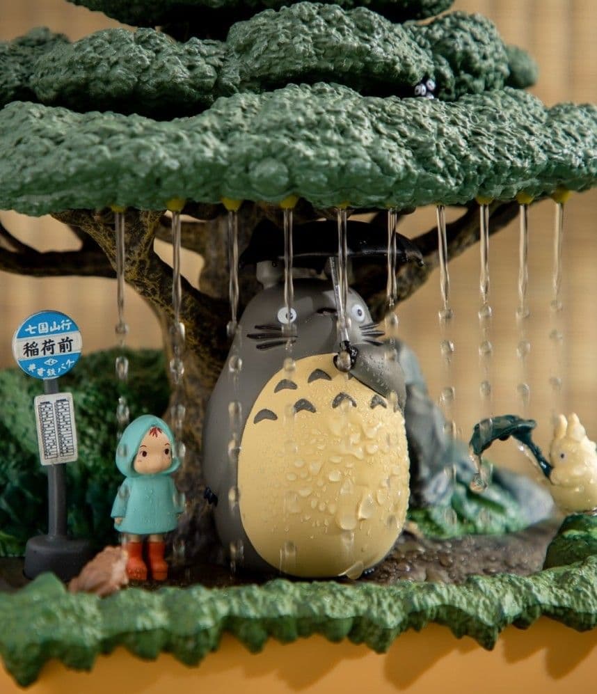 【新品】となりのトトロ　ウォーターガーデン　盆栽風　笠宿