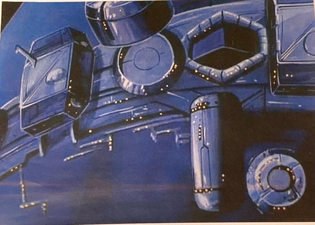 d３７　鉄人２８号セル画【4枚】背景画・動画付き