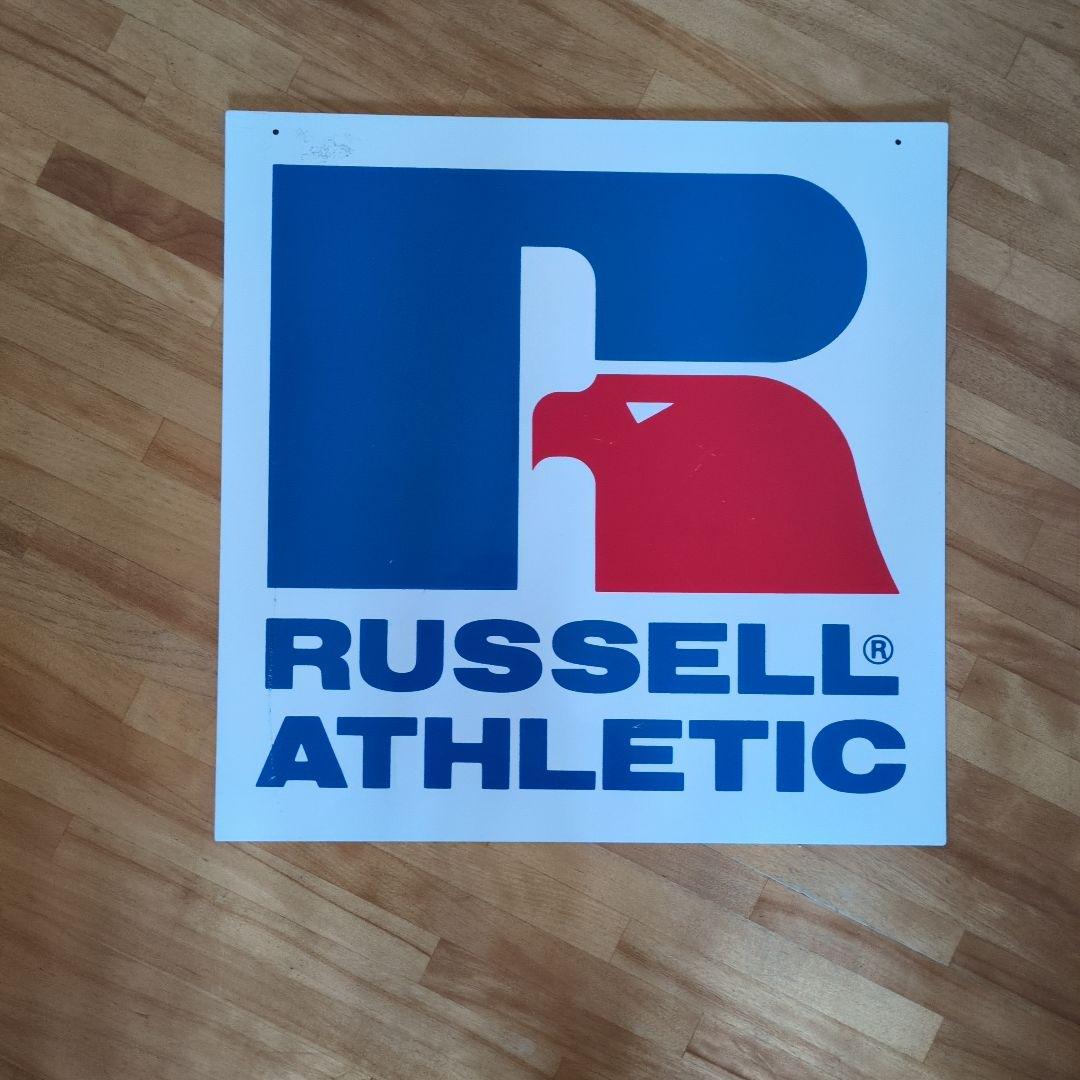 非売品 希少 レア RUSSELL ATHLETIC サインボード 看板