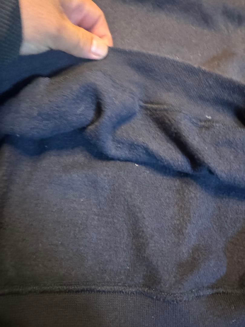 USA neighborhood skateナス紺フェードスエットサイズ表記XL