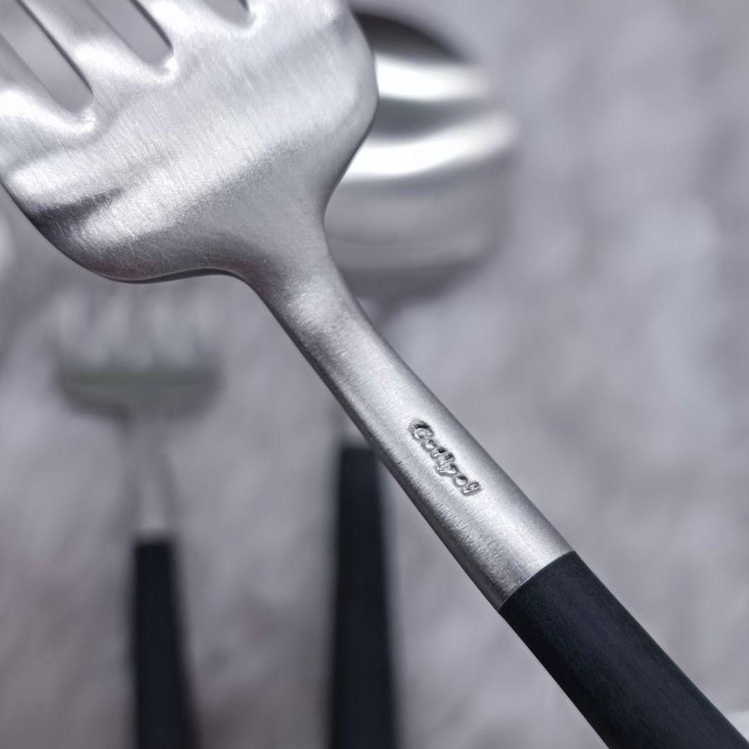 クチポール　カトラリー　ゴアシリーズ　スターターセット　ブラック　６点セット