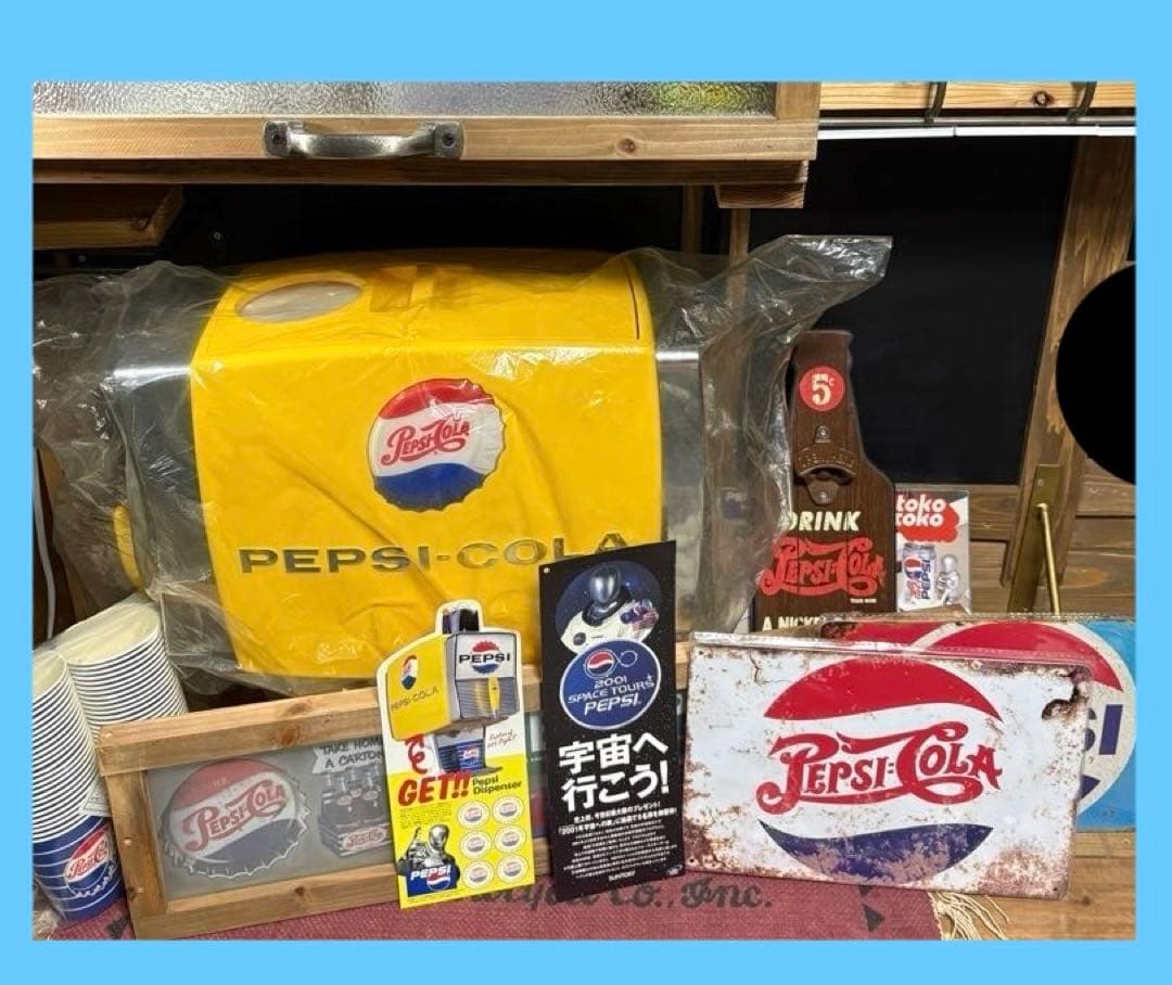 ★ペプシ★ プレミアムディスペンサー ★ ボトルオープナー★トコトコペプシマン★