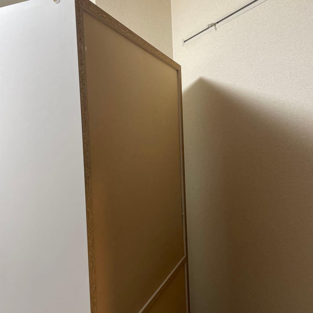 ホワイト 6段本棚 木製