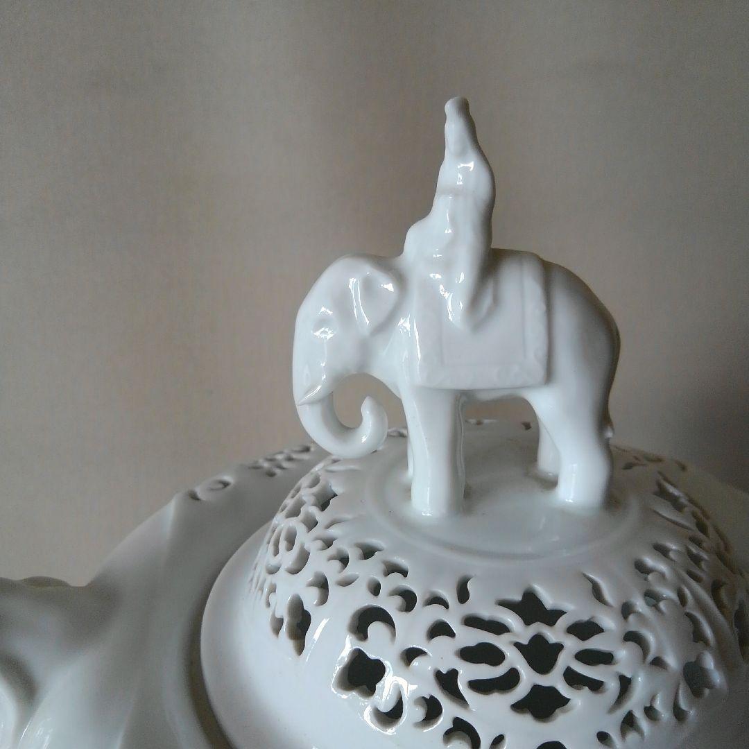 杉原一壺作　白磁大香炉