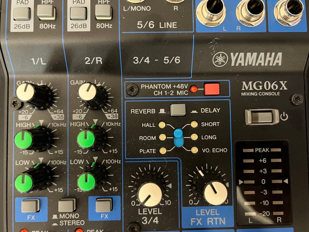 さ*ん様 YAMAHA MG06X 6チャンネルミキサー　USED