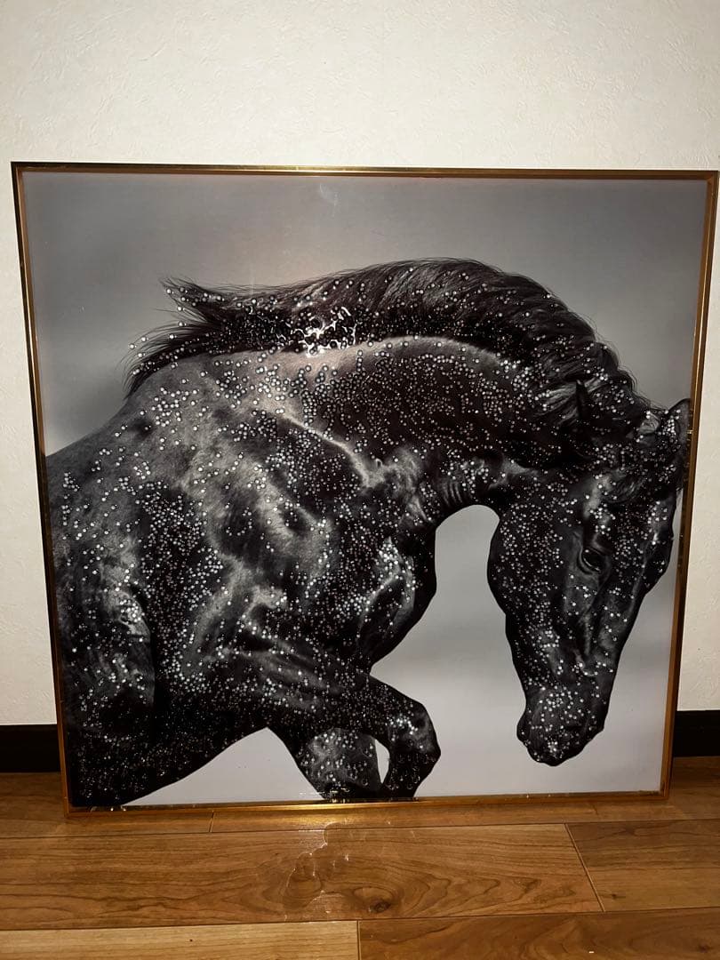 オマージュアート　黒馬