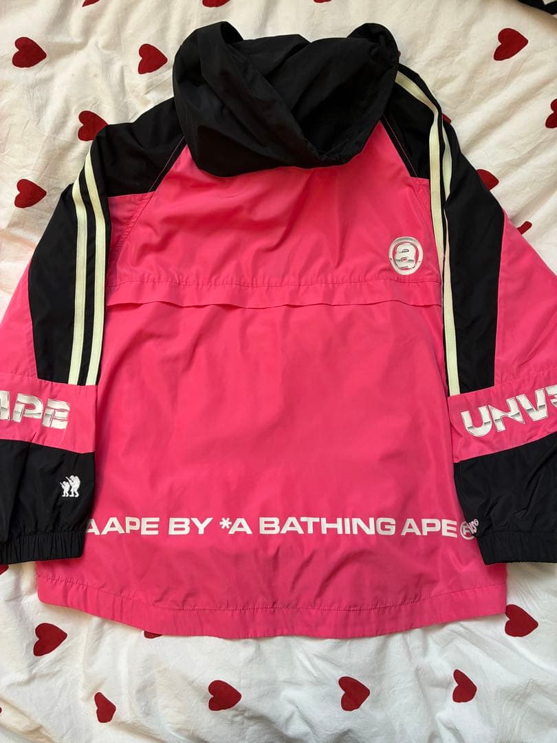 AAPE BY A BATHING APE® ピンク ナイロンジャケット