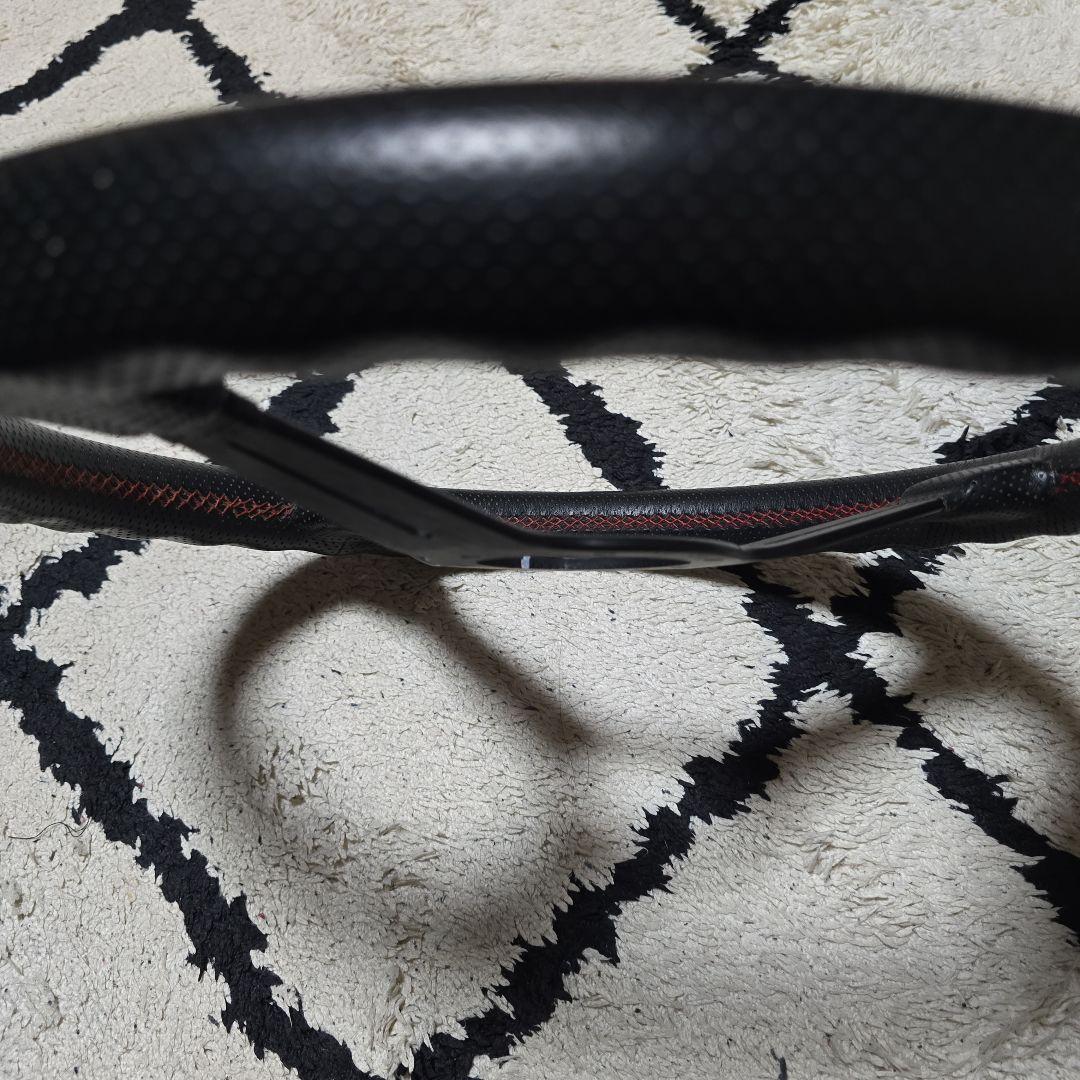 ナルディ　ステアリング　ハンドル　パンチングレザー　レットステッチ