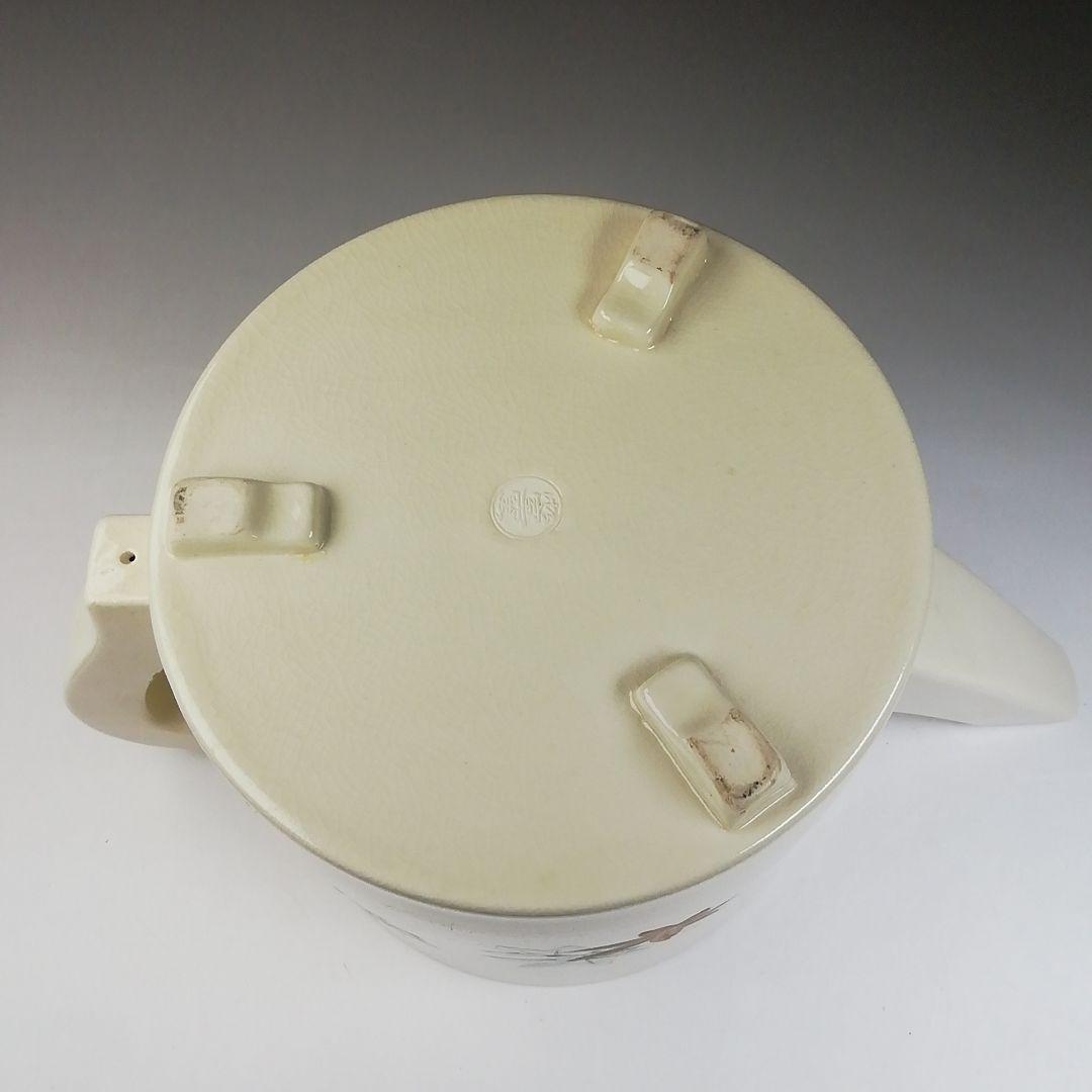 Ｔ７３９　水次　『仁清　立田川文』『御室窯』　共箱　茶道具