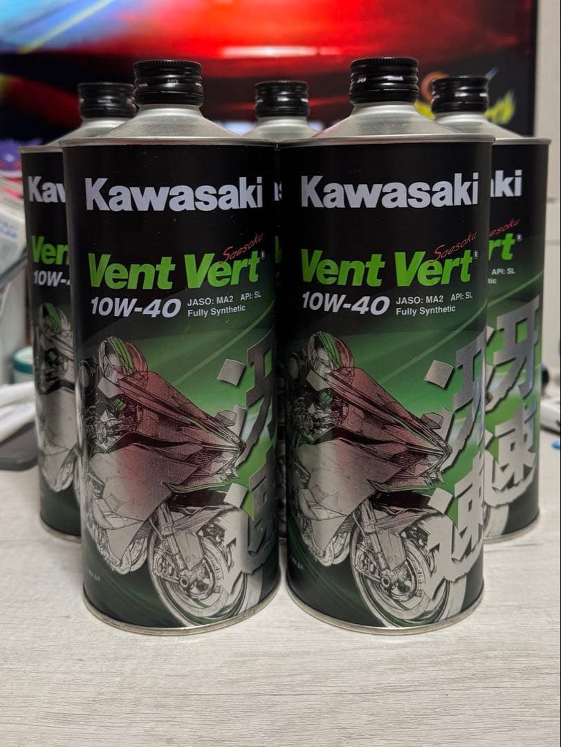 Kawasaki 冴速　オイル　10W40 5本セット