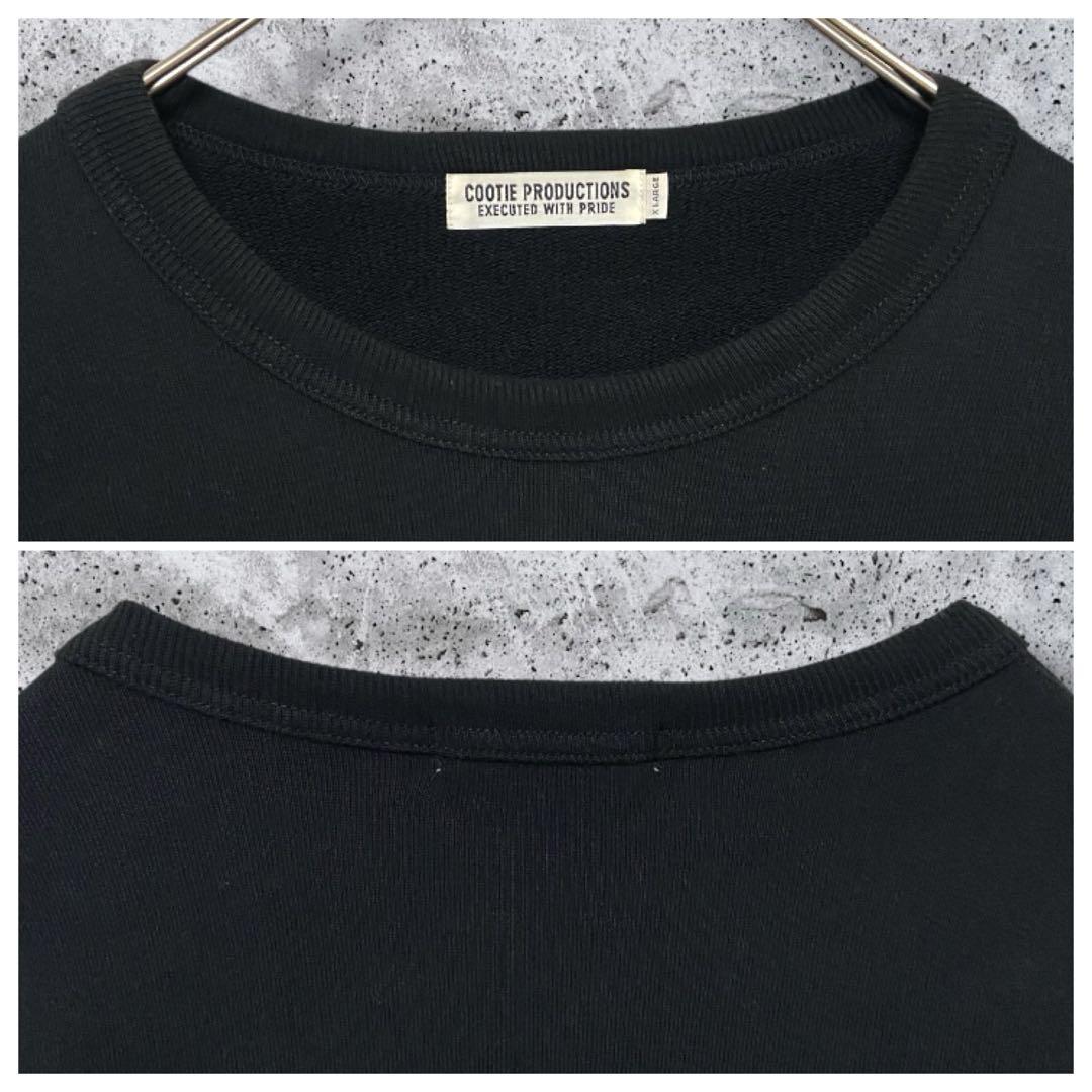 【希少XL・肉厚生地】COOTIE ヘビーオンス スウェット 黒 降谷建志 Kj