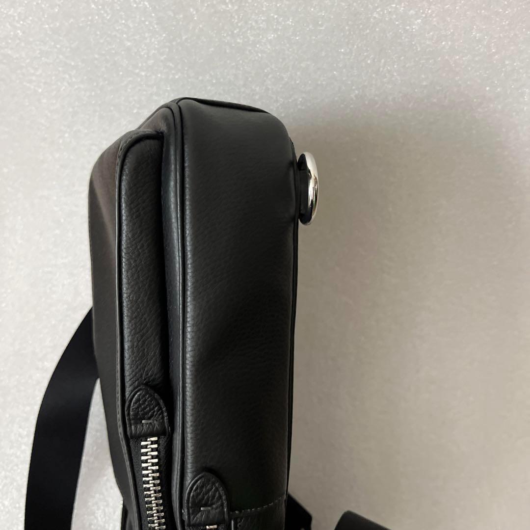 お値下げ【美品】COACH ボディバック　ショルダーバッグ　コーチ　レザー