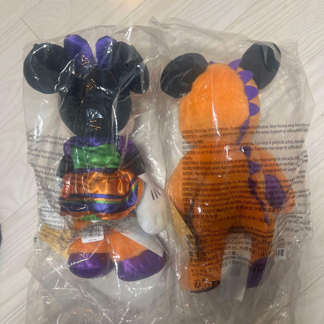 ミッキー・ミニー ハロウィンぬいぐるみ 2025年モデル