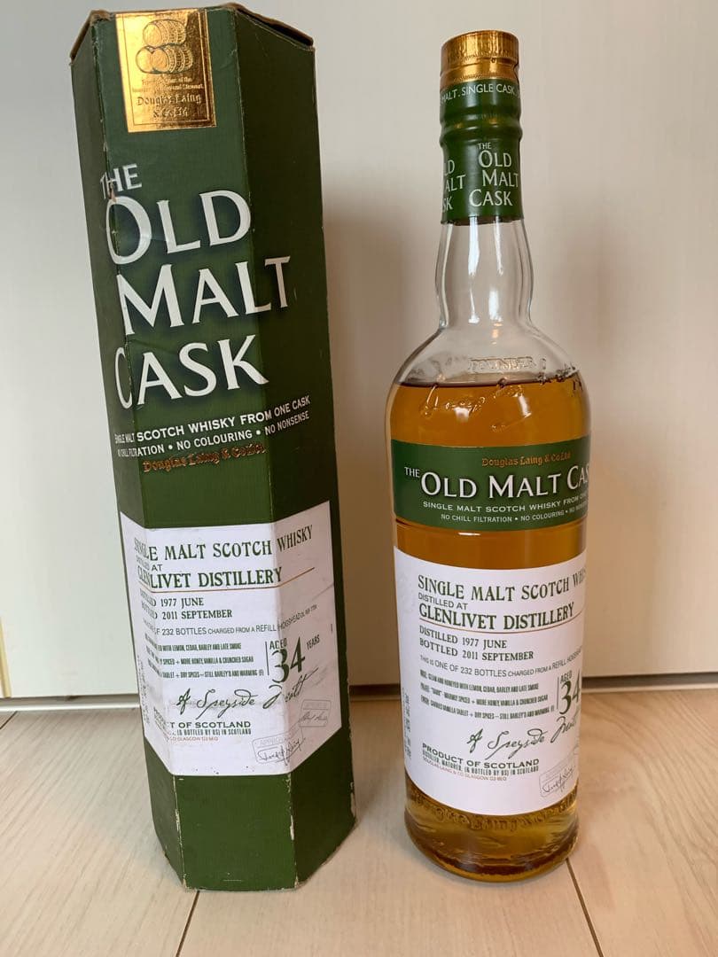 グレンリヴェット 34年 1977 - 2011 オールドモルトカスク