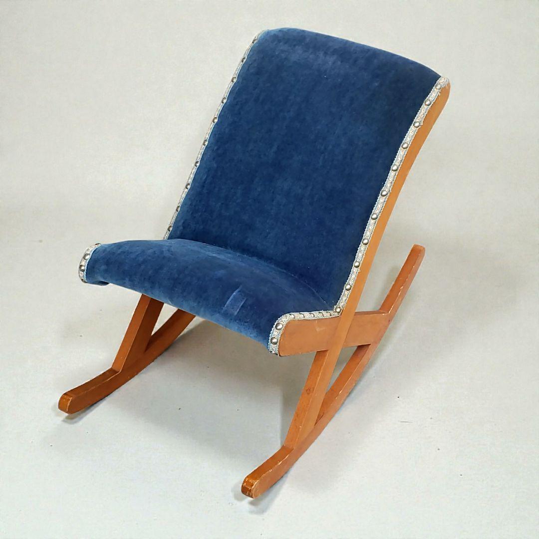 希少 英国 スコットランド製 アースキン ロッキング レッグレスト アンティーク