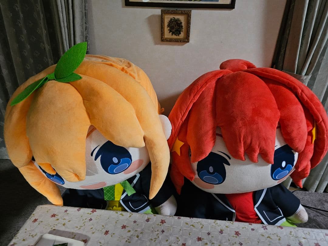 五等分の花嫁 中野四葉&五月 巨大100cmぬいぐるみ