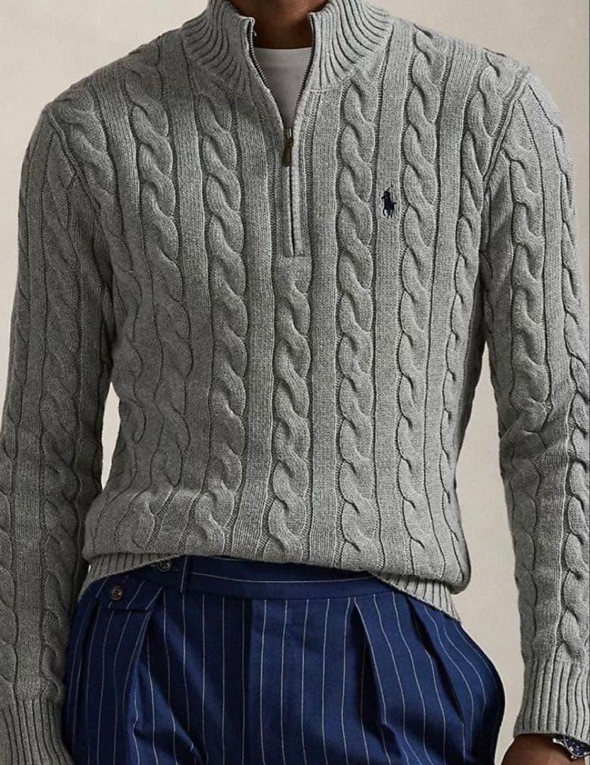 【新品未使用】Ralph Lauren ケーブルニット 正規品 人気モデル