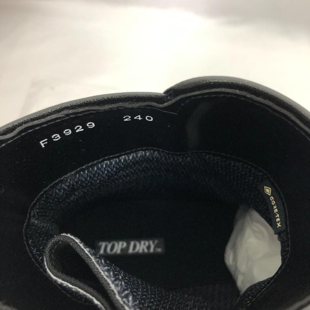 【新品】TOP DRY レインシューズ ゴアテック ブラック 6246