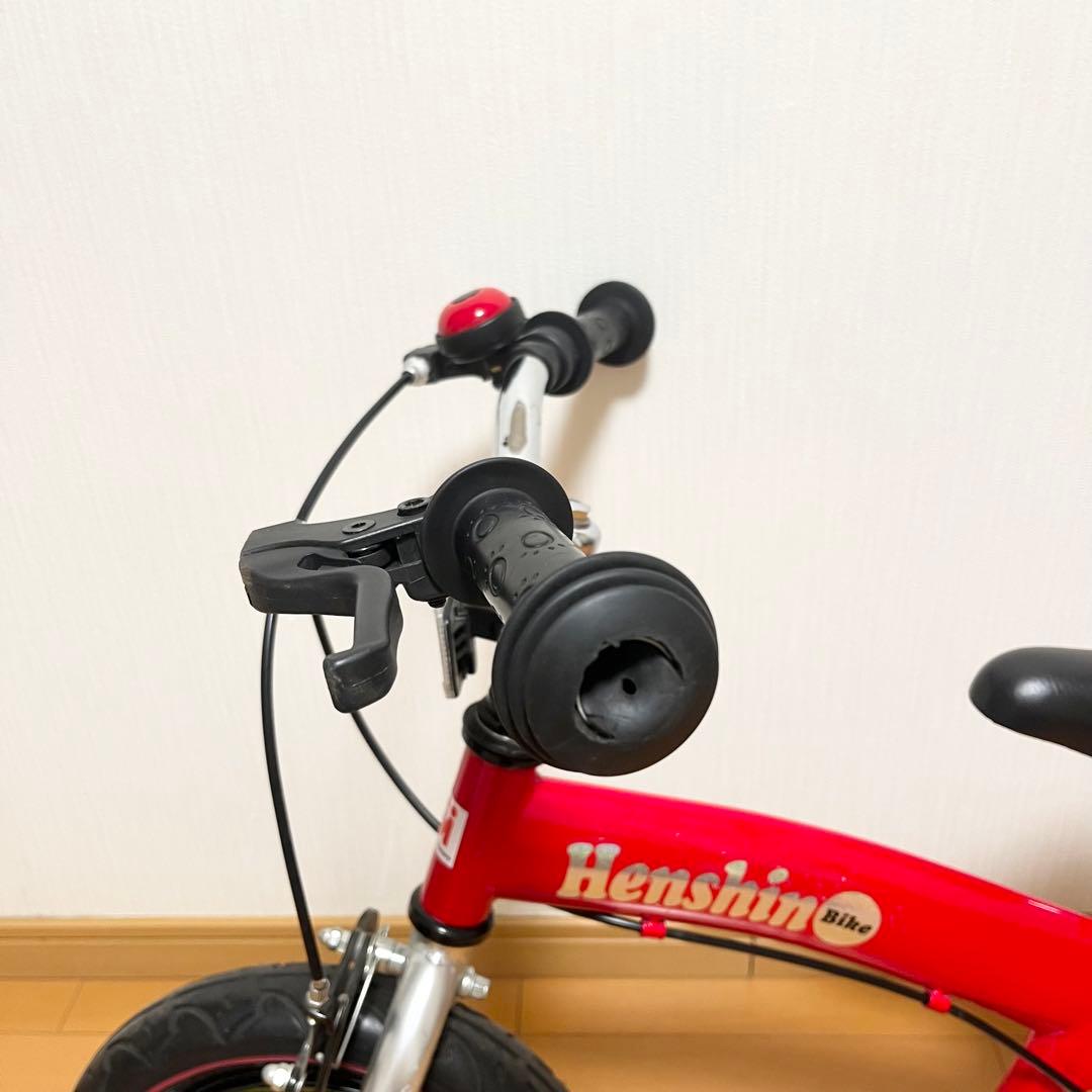 Henshin へんしんバイク 赤 ペダルなし 自転車 バランスバイク 中古