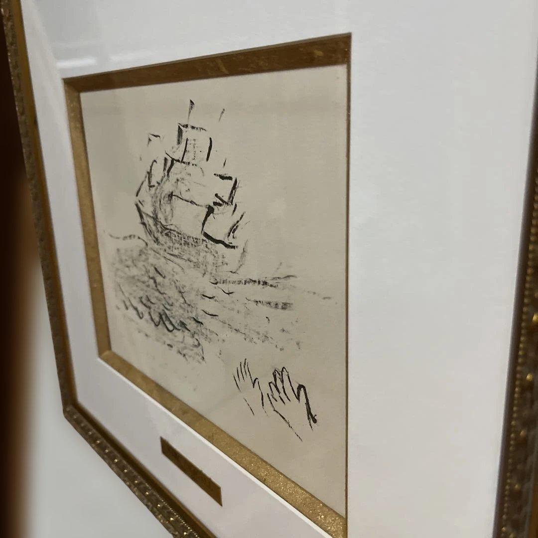 マルクシャガール　リトグラフ　嵐49